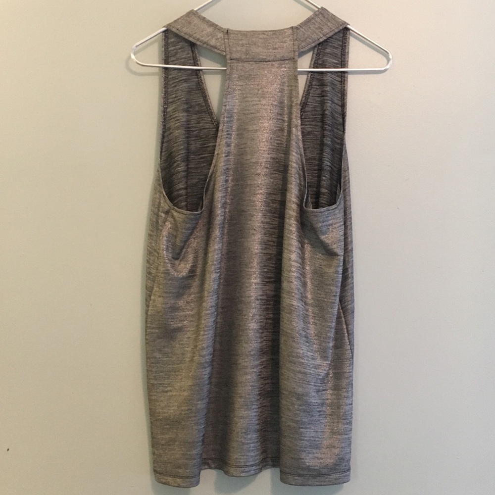 Silver Racerback Tank - Picture 2 of 5